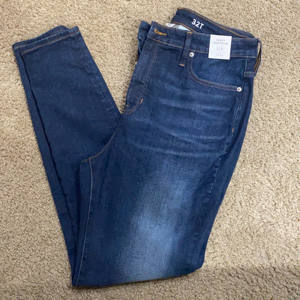 NWT j crew 32T curvy skinny jeans